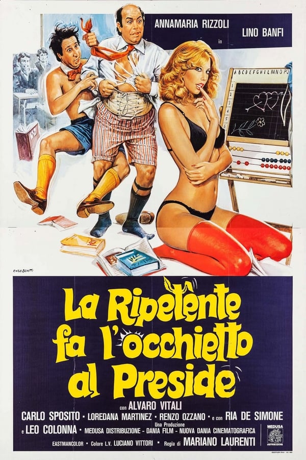 IT - La ripetente fa l'occhietto al preside